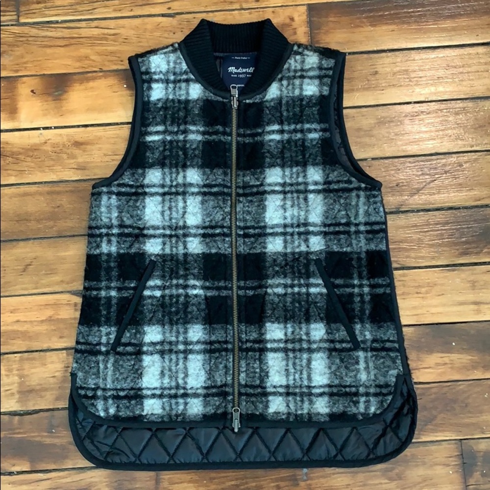 Madewell reversible vest size xs
